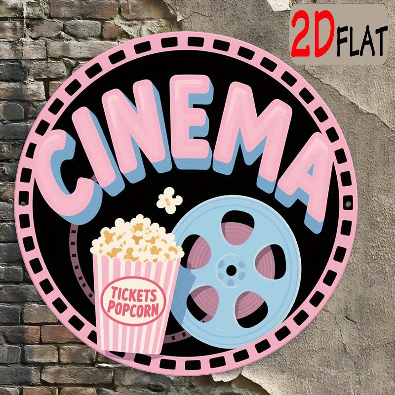 Vintage Home Cinema - Decorazione Cinematografica Vintage 2D | Tabellone