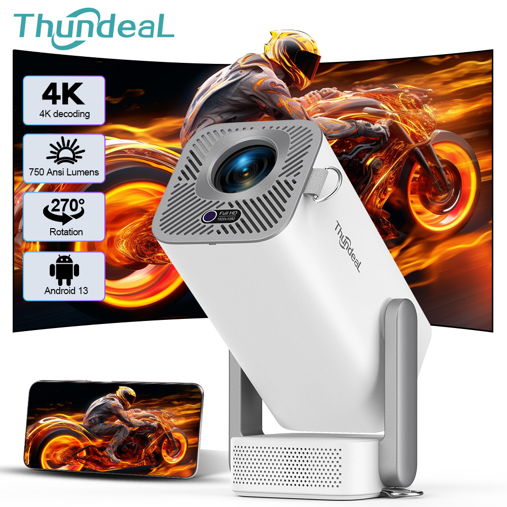 Home Cinema Complet - ThundeaL 4K Android Proiettore Full HD