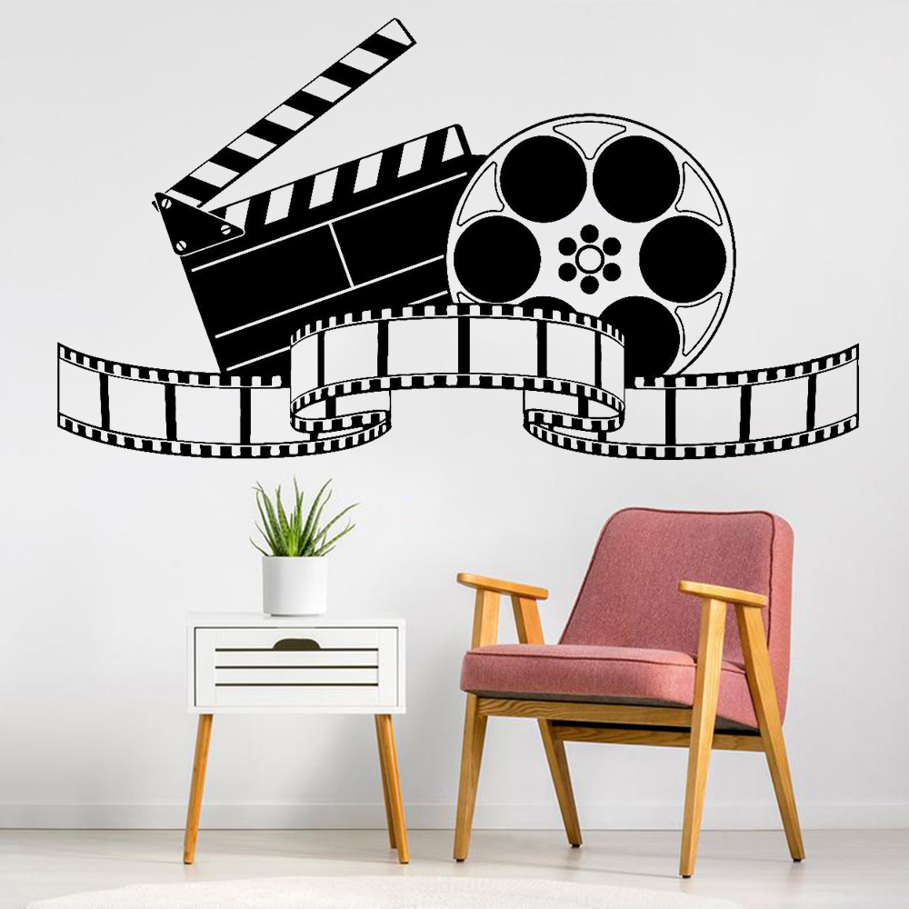 Vintage Home Cinema - Riprese vinile adesivo artistico Cinema Film