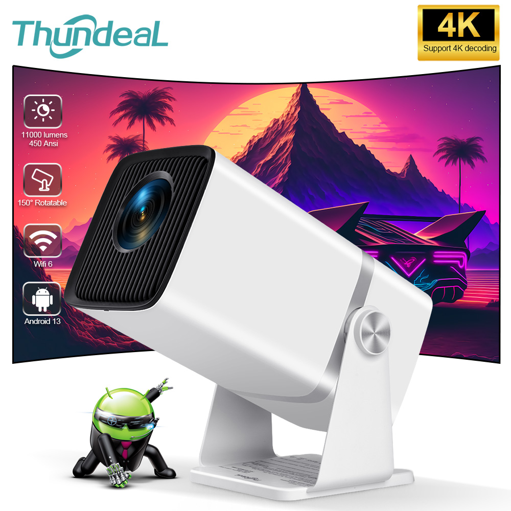 Home Cinema Kit - Proiettore Mini HD ThundeaL TD80W PK