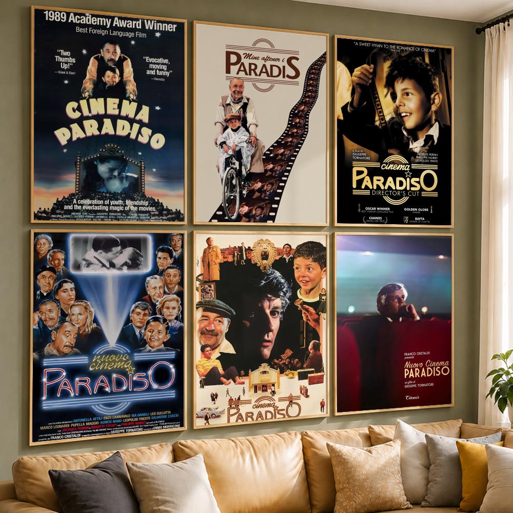 Vintage Home Cinema - Poster Classico del Film C-Cinema Paradiso,