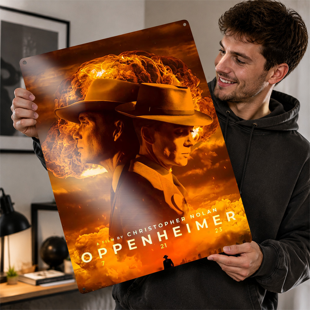 Home Cinema Gifts - Poster del Film Oppenheimer, Arte da