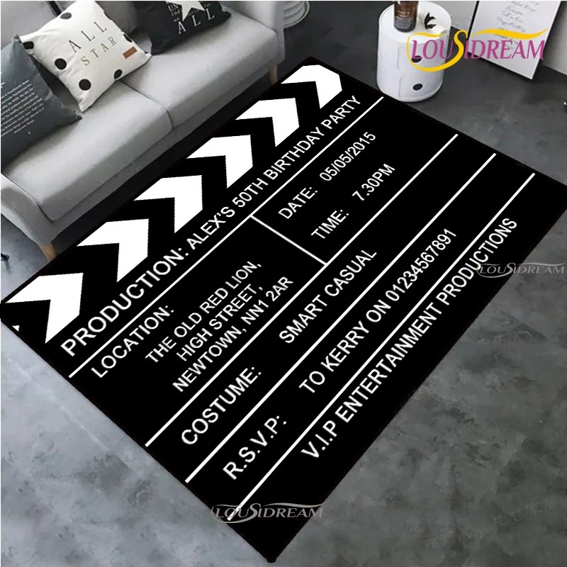 Home Cinema Gifts - Tappeto Vintage a Tema Proiettore per