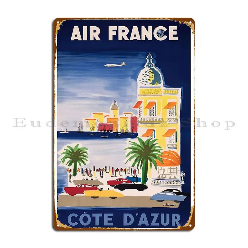 Home Cinema France - Air France Riviera francese Poster da