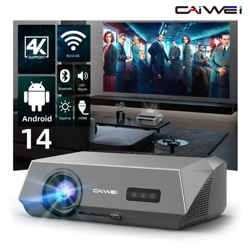 Home Cinema Complet - CAIWEI A10Q Proiettore 4K Full HD