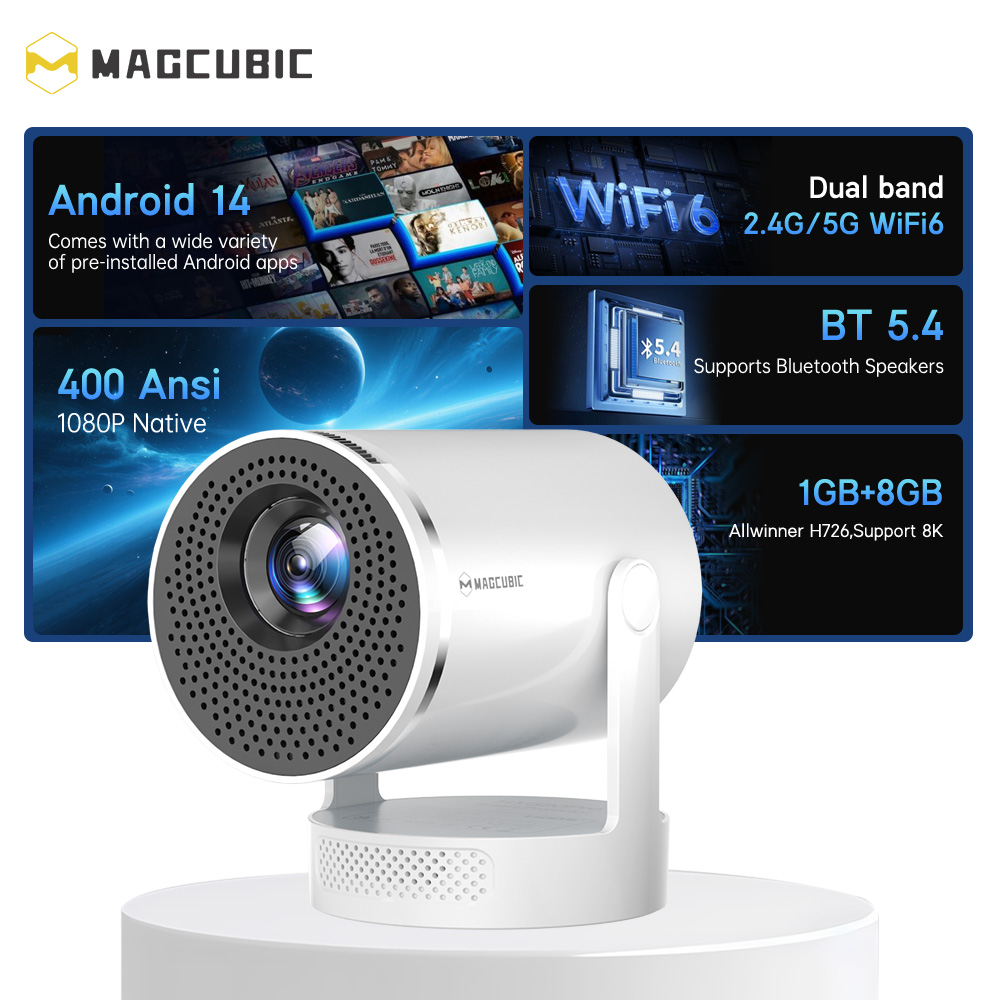 Proiettore Magcubic Android 14 - Home Cinema Complet recensione e prezzo