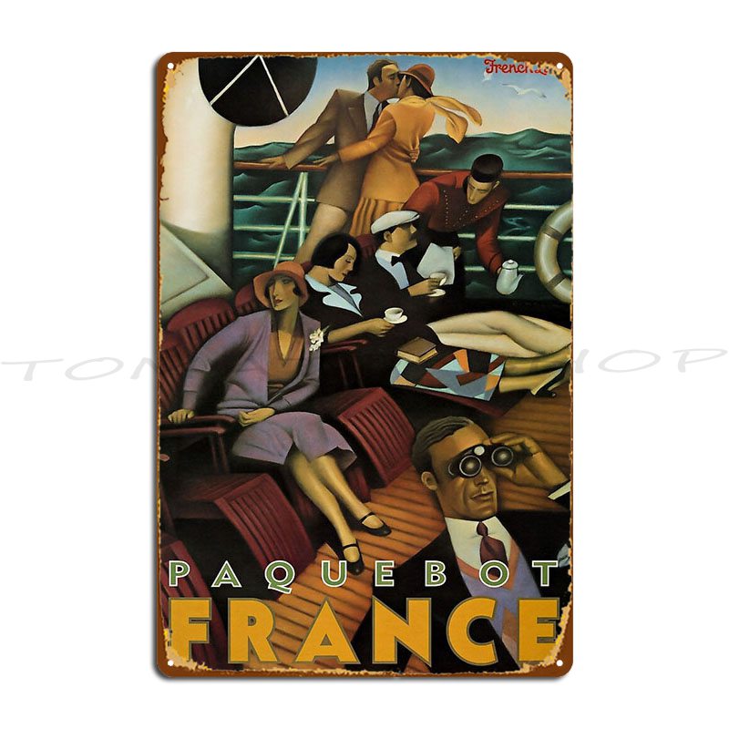 Paquebot France - Targa in met - Home Cinema France recensione e prezzo