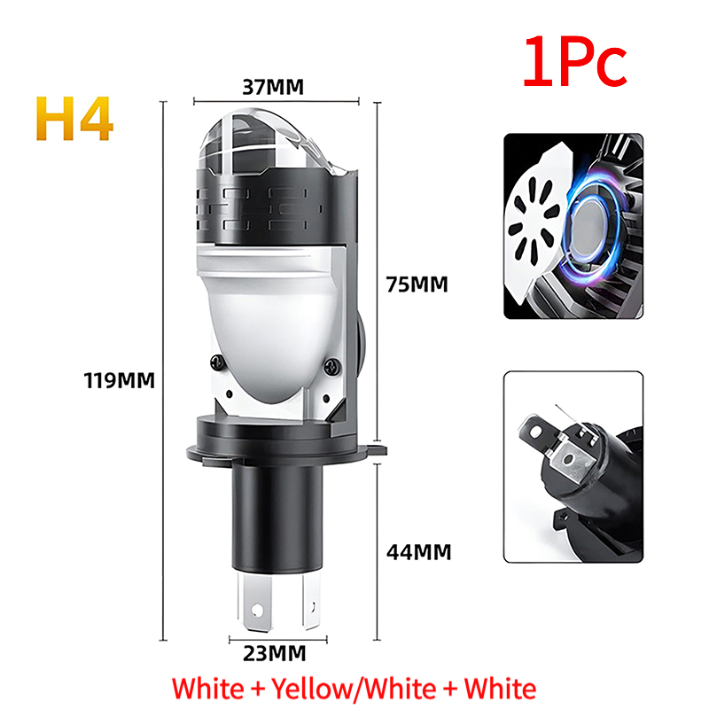 1 Pezzo Faro LED H4 ad Alta Po - Projector Lamp Replacement recensione e prezzo